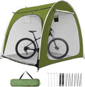 Tenda di stoccaggio per capanno Oxford impermeabile copertura esterna di protezione UV antivento garage pieghevole portatile attrezzatura riutilizzabile resistente alle intemperie per