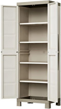 Armadietto Casa Giardino Laterale cm di Pino Massello 180 x 36 x 65 Marrone Legno