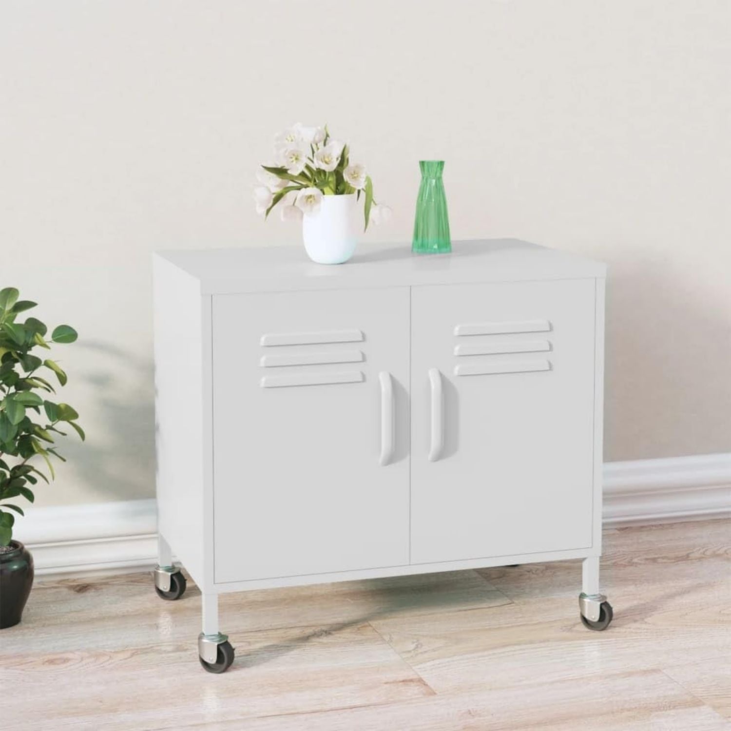 armadietto Capanno in acciaio con tetto inclinato e porta chiudibile a chiave inox per esterni armadietto per attrezzi da giardino per cortile patio prato e garage
